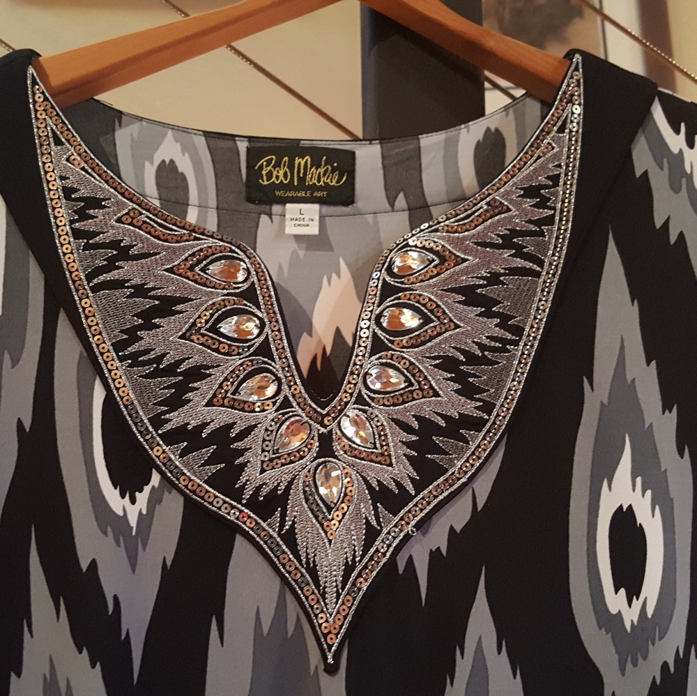 Bob Mackie Wearable Art kaftan